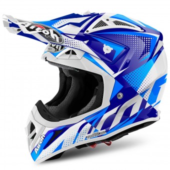 Motocross Airoh Aviator 2.2 Flash Blue