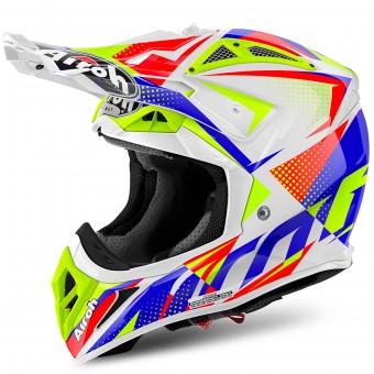 Motocross Airoh Aviator 2.2 Flash White