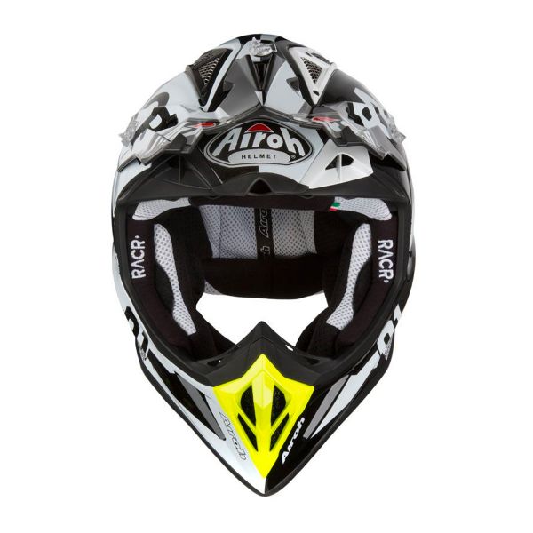 Airoh Aviator 2.2 Racr Black White Yellow
