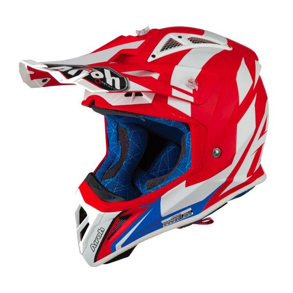 Motocross Airoh Aviator 2.3 AMS Bigger Matt Red