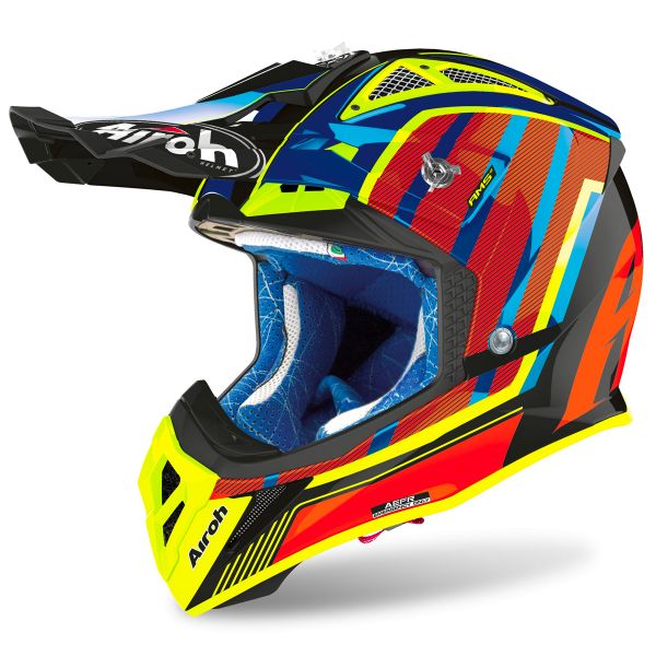 Motocross Airoh Aviator 2.3 Glow Chrome Orange