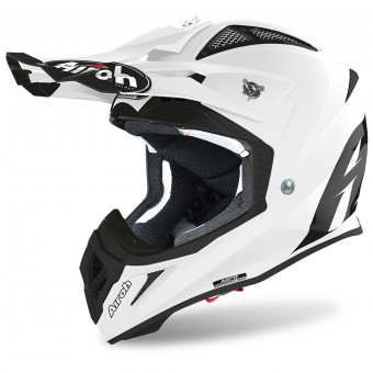 Casque Motocross Airoh Aviator Ace White Casque Motocross Airoh Aviator Ace White