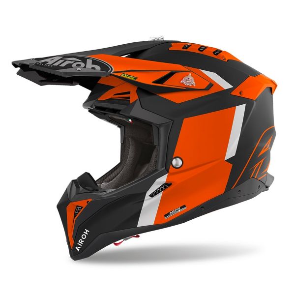 Motocross Airoh Aviator 3 Glory Orange Matt