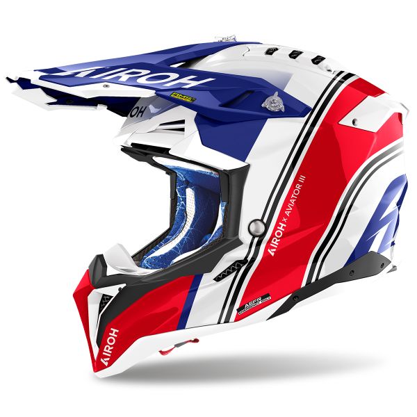 Motocross Airoh Aviator 3 Hima Red Motocross Airoh Aviator 3 Hima Red