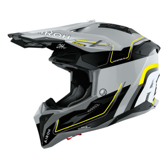 Motocross Airoh Aviator 3 Leader Yellow Gloss