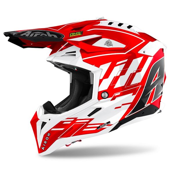 Motocross Airoh Aviator 3 Rampage Red