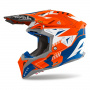 Casque Motocross Airoh Aviator 3 Spin Orange Fluo Matt
