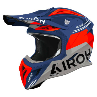 Motocross Airoh Aviator Ace 2 Fury Cerulean Gloss