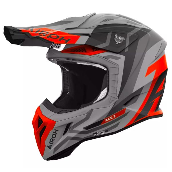 Motocross Airoh Aviator Ace 2 Ground Orange Matt