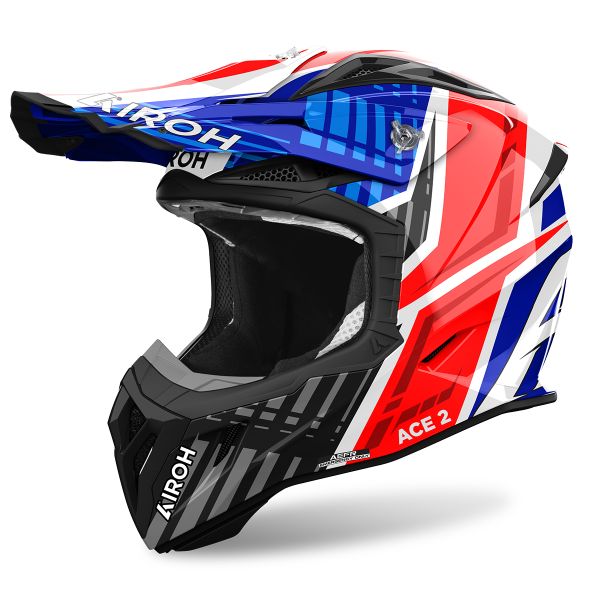 Motocross Airoh Aviator Ace 2 Proud Blue Red