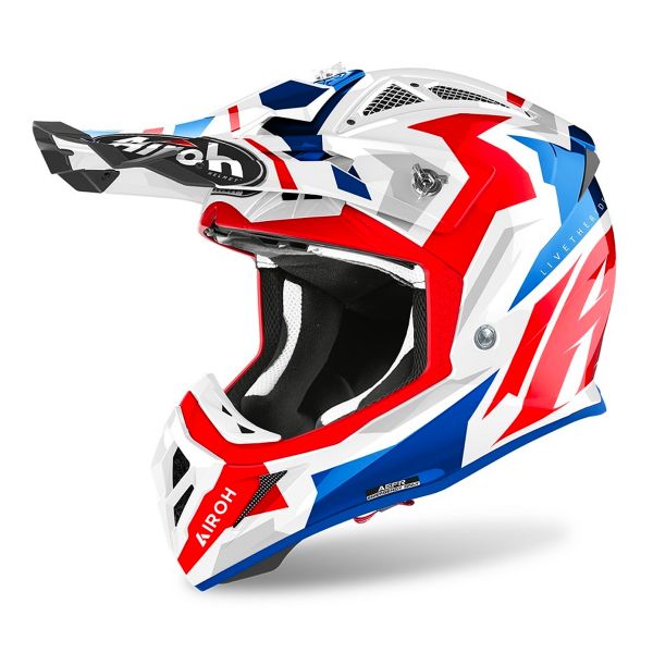 Motocross Airoh Aviator Ace Swoop Red Blue