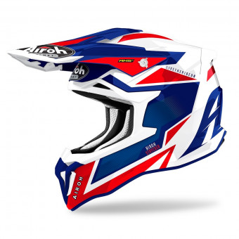 Casque Motocross Airoh Striker Axe Blue Red Casque Motocross Airoh Striker Axe Blue Red