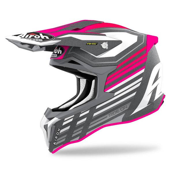Motocross Airoh Striker Shaded Pink Matt Motocross Airoh Striker Shaded Pink Matt