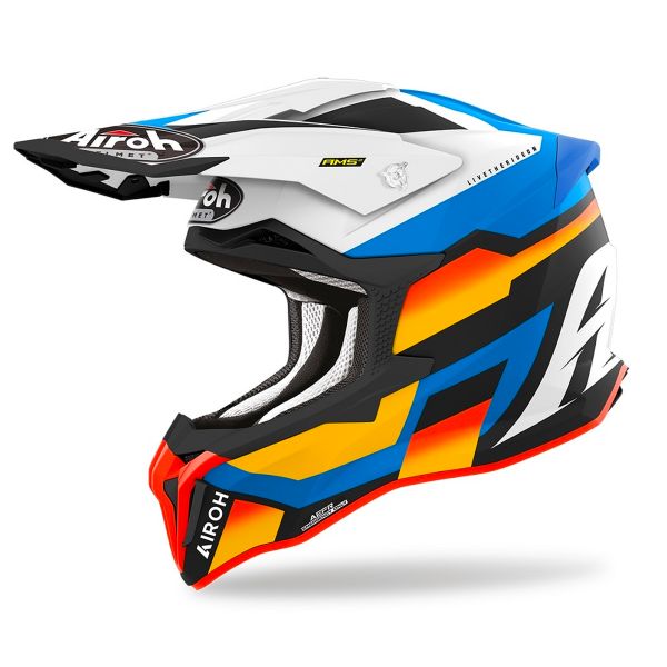 Motocross Airoh Strycker Glam Blue Matt