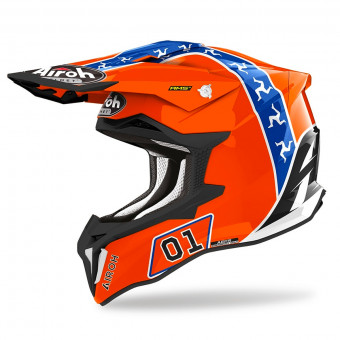 Casque Motocross Airoh Strycker Hazzard Casque Motocross Airoh Strycker Hazzard