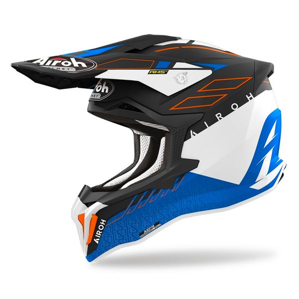 Motocross Airoh Strycker Skin Blue Matt