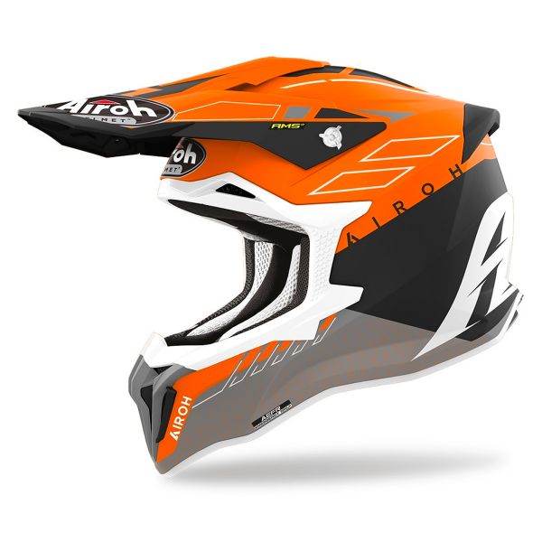 Motocross Airoh Strycker Skin Orange Matt
