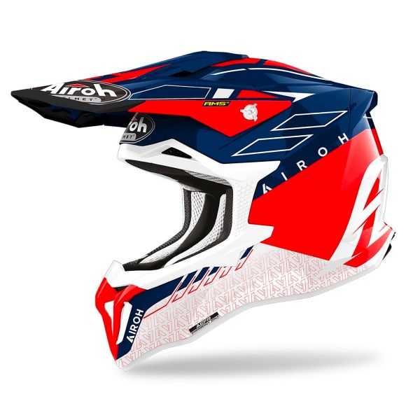 Motocross Airoh Strycker Skin Red