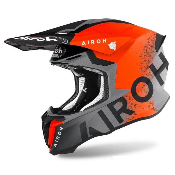 Motocross Airoh Twist 2.0 Bit Orange Matt Motocross Airoh Twist 2.0 Bit Orange Matt