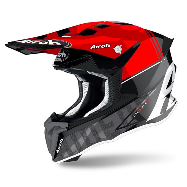 Motocross Airoh Twist 2.0 Tech Red