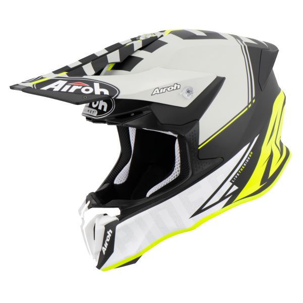 Motocross Airoh Twist 2.0 Tech Yellow Matt