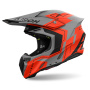 Casque Motocross Airoh Twist 3 Dizzy Orange Fluo Matt