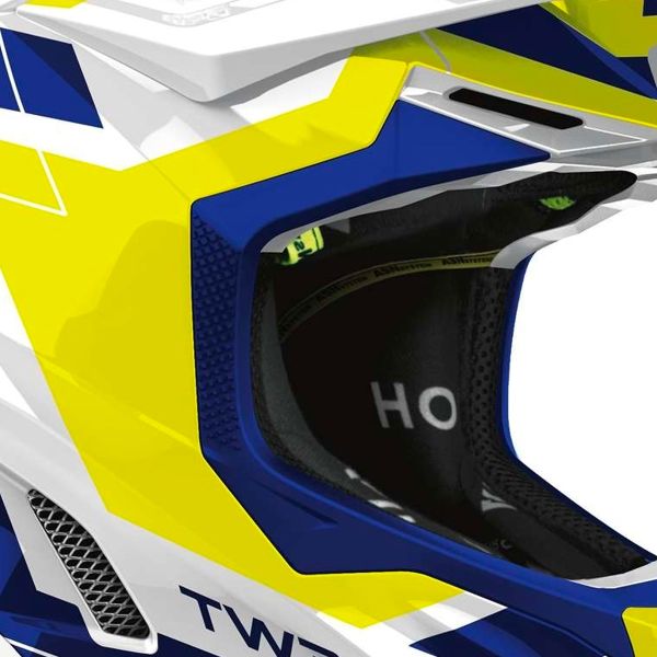 Airoh Twist 3 Dynasty Blue Yellow Gloss