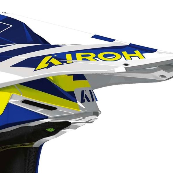 Airoh Twist 3 Dynasty Blue Yellow Gloss