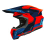 Casque Motocross Airoh Twist 3 Fancy Orange Blue Gloss