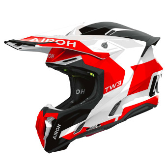 Motocross Airoh Twist 3 Fancy Red Gloss