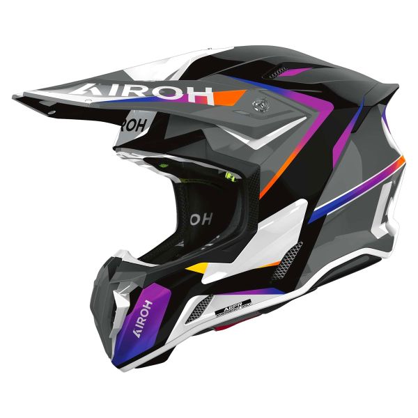 Motocross Airoh Twist 3 Hustle Gloss