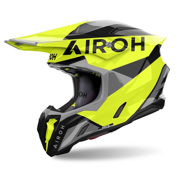 Motocross Airoh Twist 3 King Yellow