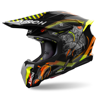 Motocross Airoh Twist 3 Toxic