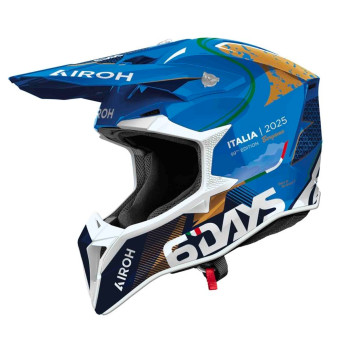 Casque Motocross Airoh Wraaap 6Days Italy 2025 Casque Motocross Airoh Wraaap 6Days Italy 2025