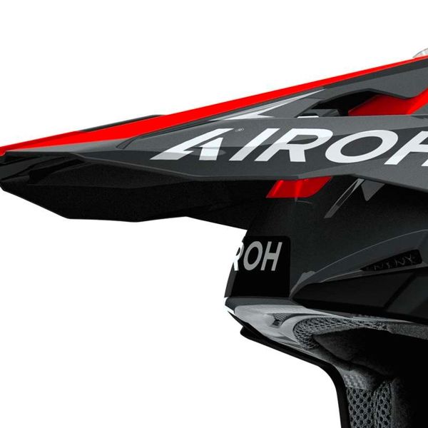 Airoh Wraaap Conquer Red Gloss