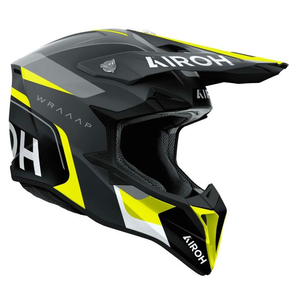 Airoh Wraaap Conquer Yellow Matt