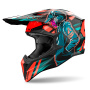 Casque Motocross Airoh Wraaap Cyber Orange