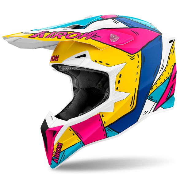 Motocross Airoh Wraaap Paint Matt