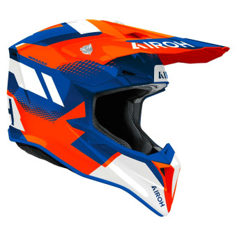 Airoh Wraaap Vision Orange Blue Gloss