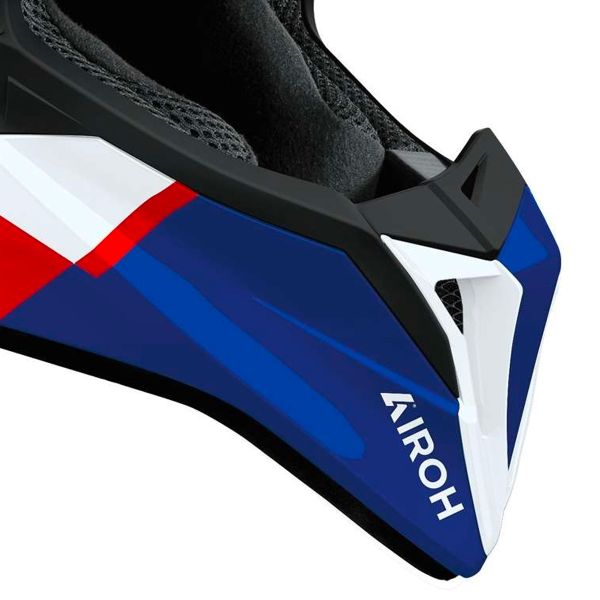 Airoh Wraaap Vision Red Blue Gloss