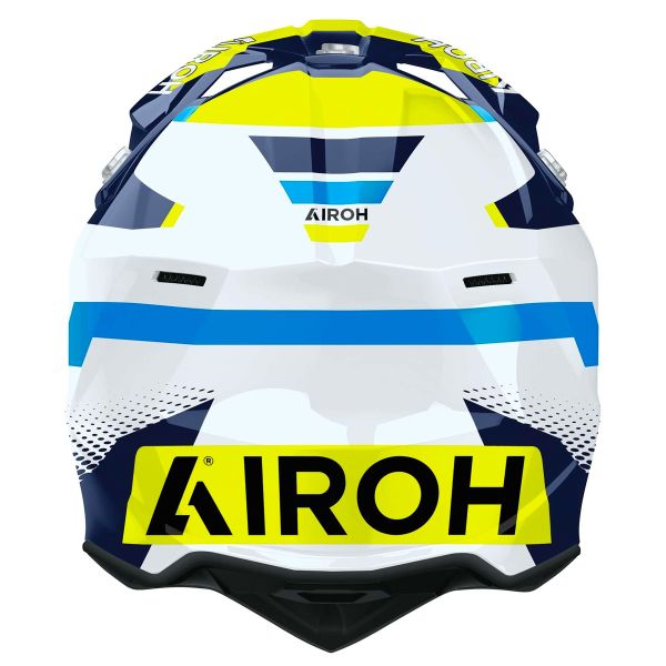 Airoh Wraaap Vision Yellow Blue Gloss