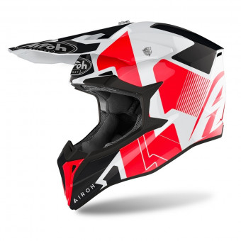 Casque Motocross Airoh Wraap Raze Red Casque Motocross Airoh Wraap Raze Red