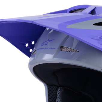 Alpinestars Jettson S-M3 Gray Purple Black Glossy