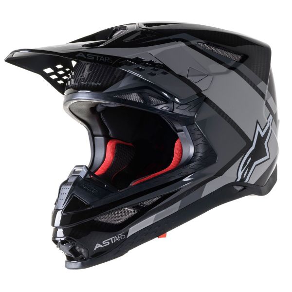 Motocross Alpinestars S-M10 Carbon Meta 2 Black Grey