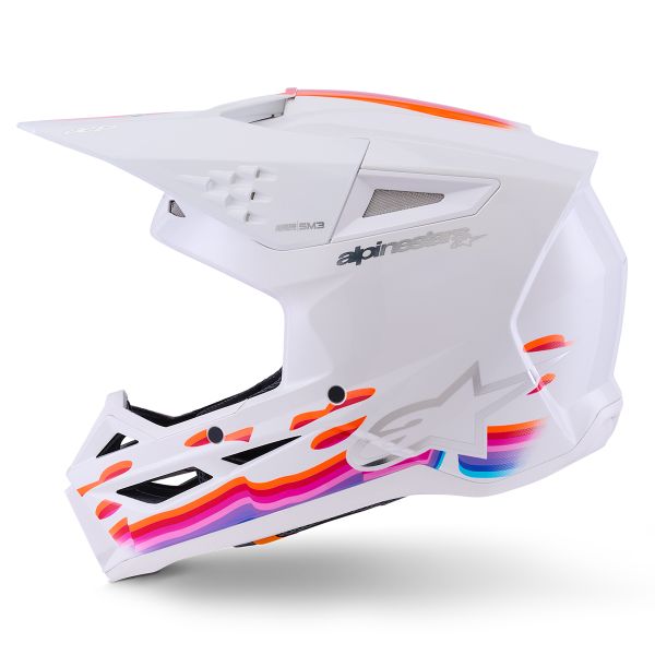 Alpinestars S-M3 Force White Glossy