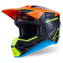 Casque Motocross Alpinestars S-M3 Fray Black Orange Yellow FL G