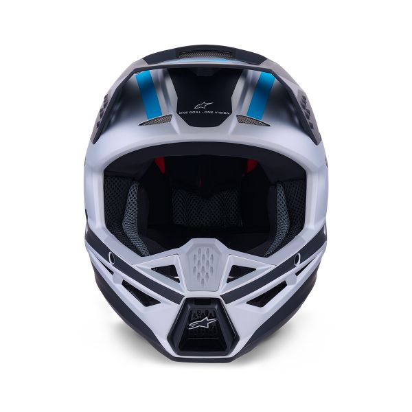 Alpinestars S-M3 Heat Silver Blue Black Matt