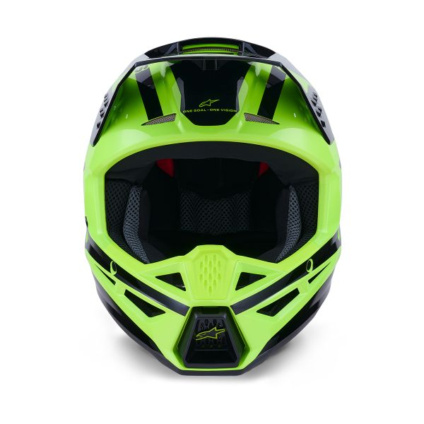 Alpinestars S-M3 Heat Yellow Fluo Black Glossy