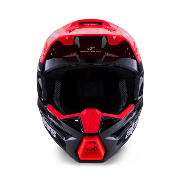 Alpinestars S-M3 Radium Black Red Fluo White Glossy