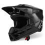 Casque Motocross Alpinestars S-M3 Solid Black Glossy